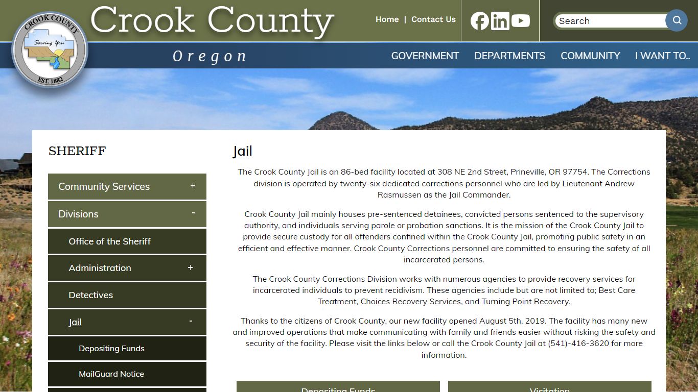 Jail - Crook County Oregon